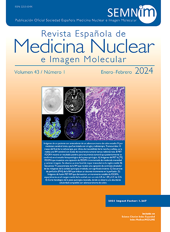 Go to journal home page - Revista Española de Medicina Nuclear e Imagen Molecular